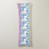 Aquarellfarben Seitenschläferkissen (Rückseite (Vertikal))