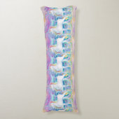 Aquarellfarben Seitenschläferkissen (Vorderseite Vertikal)