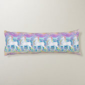 Aquarellfarben Seitenschläferkissen (Rückseite)