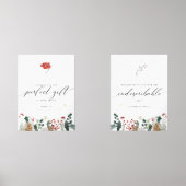 Aquarellfarben-Set von 2 Weihnachtsbibelposter Bilderwand Sets (Vorderseite)