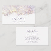 Aquarellfarben-Shimmer-Visitenkarte Visitenkarte (Vorne/Hinten)