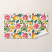 Aquarellfarben skizziert detailliertes Muster von  Badhandtuch Set (Handtuch)