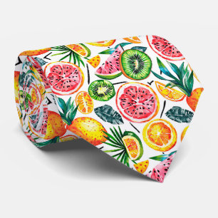 Aquarellfarben skizziert detailliertes Muster von  Krawatte