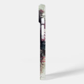 Aquarellfarben Skull Grunge Ästhetische Blumenkuns Case-Mate iPhone Hülle (Rückseite / Links)