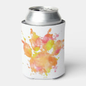 Aquarellfarben-Splash-Dog Pfosten Drucken Dosenkühler (Kanne Vorderseite)