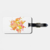 Aquarellfarben-Splash-Dog Pfosten Drucken Gepäckanhänger (Rückseite horizontal)