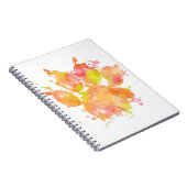 Aquarellfarben-Splash-Dog Pfosten Drucken Notizblock (Rechte Seite)