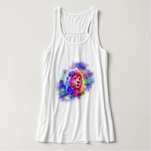 Aquarellfarben-Splash-Universum Tank Top