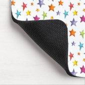 Aquarellfarben Sterne Tankdecke Mousepad (Ecke)