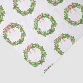 Aquarellfarben Strippenfarben Kranz Weihnachten Seidenpapier (Ausschnitt)