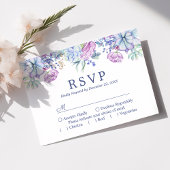 Aquarellfarben-Sukkulationen Floral Boho Wedding R RSVP Karte