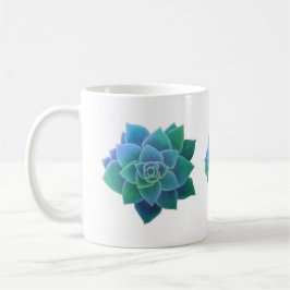Aquarellfarben Sukkulente Klassische Tasse