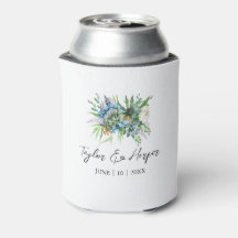 Aquarellfarben Sukkulentflora Bouquet Boho Wedding