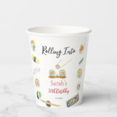 Aquarellfarben Sushi und Sashimi jedes Alter zum G Pappbecher (Rückseite)