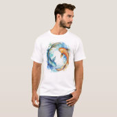 Aquarellfarben T-Shirt (Vorne ganz)