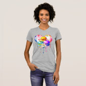 Aquarellfarben T-Shirt (Vorne ganz)