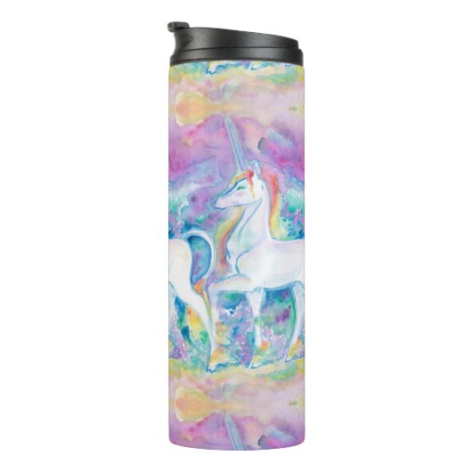 Aquarellfarben Thermosbecher (Nach rechts gedreht)