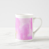 Aquarellfarben Tulips Knochen China Tasse (Rechts)