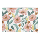 Aquarellfarben und Blumen Kissenbezug (Vorderseite)