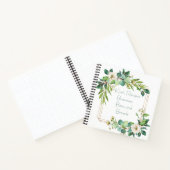 Aquarellfarben und Foliage Recipe Organizer Notizblock (Innenseite)