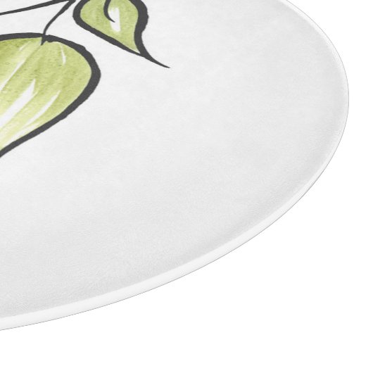 Aquarellfarben und Tinten Schneidebrett (Ecke)