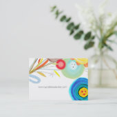 Aquarellfarben Visitenkarte (Stehend Vorderseite)