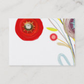 Aquarellfarben Visitenkarte (Rückseite)