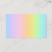 Aquarellfarben Visitenkarte (Rückseite)