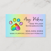 Aquarellfarben Visitenkarte (Vorderseite)