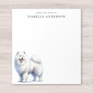 Aquarellfarben vom Schreibtisch aus Notizblock