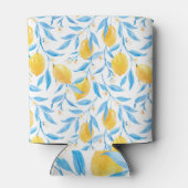 Aquarellfarben: von Hand gezeichnet Muster. Dosenkühler (Rückseite)