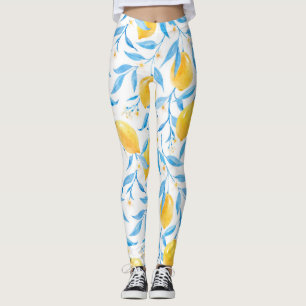Aquarellfarben: von Hand gezeichnet Muster. Leggings