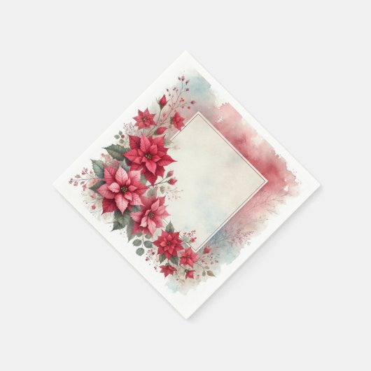 Aquarellfarben Waschbecken Serviette (Ecke)