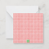 Aquarellfarben Weihnachten Boots Monogram Wappen F Mitteilungskarte (Rückseite)