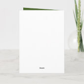 Aquarellfarben Weihnachten Karte (Rückseite)