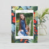 Aquarellfarben Weihnachten Stilvolle Zwei-Foto Bla (Stehend Vorderseite)