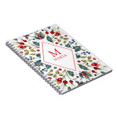 Aquarellfarben Weihnachtskalk Notizblock (Rechte Seite)