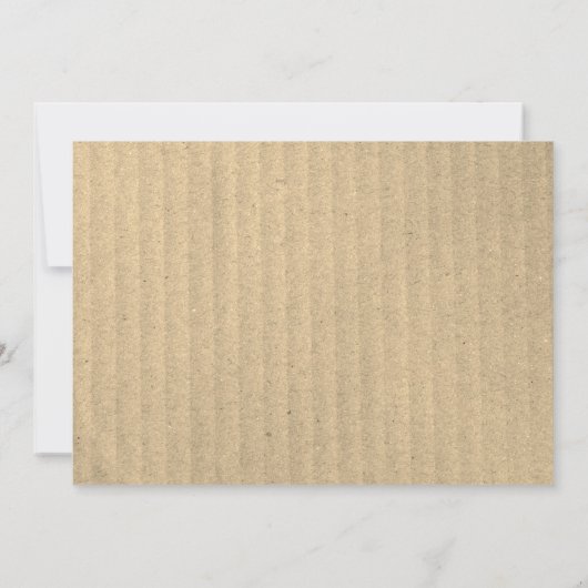 Aquarellfarben werden Sie mein Name für eine Bride Einladung (Rückseite)