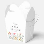 Aquarellfarben Wildblume Kinderdusche Gefälligkeit Geschenkschachtel (Geöffnet)