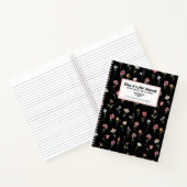 Aquarellfarben-Wildblumen Blumenwitz-Notebook Notizblock (Innenseite)