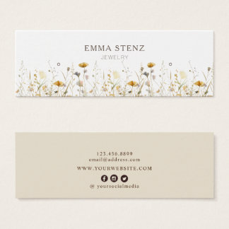 Aquarellfarben-Wildblumen mit Hoops anzeigen