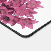 Aquarellfarben-Wildblumen Personalisierter Skriptn Schreibtischunterlage (Ecke)