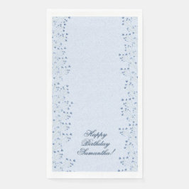 Aquarellfarben-Wildblumen Serviette