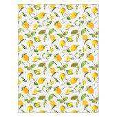 Aquarellfarben - Zitronen und Blätter 16 Tischdecke (Vorderseite)