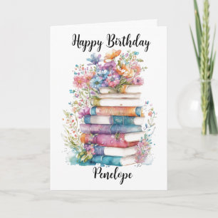 Aquarellfarben zum Geburtstag Karte