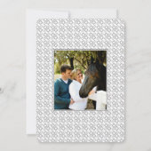 Aquarellfarbene Blätter Save the Date 2 Fotos (Rückseite)