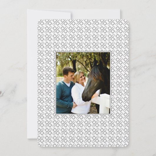 Aquarellfarbene Blätter Save the Date 2 Fotos (Rückseite)