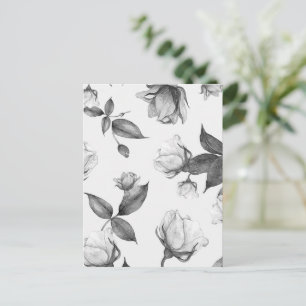Aquarellfarbene Blume 12 Postkarte