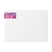 Aquarellfarbene Blume 16 (Vorderseite)