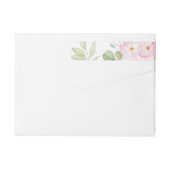 Aquarellfarbene Blume 20 (Rückseite)